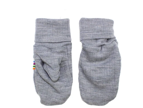 Joha light grey melange vanter uld